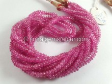 Ruby Smooth Roundelle Beads