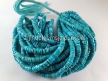 Natural Turquoise Beads, Turquoise Smooth Beads, Turquoise Tyre