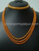 Fanta Spessartite Micro Cut Roundelle Shape Beads