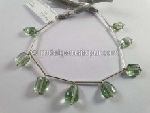 Bluish Green Tourmaline Smooth Nugget Beads -- TOURBG122 Bluish Green Tourmaline Smooth Nugget Beads -- TOURBG122