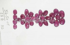 Rhodolite Garnet Rose Cut Slices