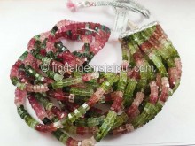 Tourmaline Step Cut Bolt Shape Beads