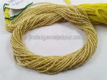 Yellow Sapphire Micro cut Beads -- SPPH143