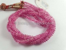 Ruby Smooth Roundelle Beads