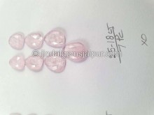 Pink Morganite Rose Cut Slices -- DEMRGT14
