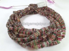 Tourmaline Faceted Tyre Beads -- TURA538