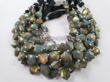 Labradorite Faceted Pentagon Beads