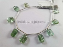 Bluish Green Tourmaline Smooth Nugget Beads -- TOURBG121 Bluish Green Tourmaline Smooth Nugget Beads -- TOURBG121