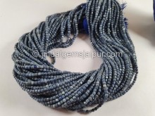 Blue Sapphire Cut Cube Beads -- SPPH171