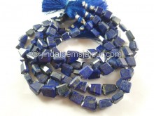 Lapis Faceted Nuggets Beads -- LAP46