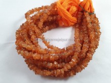 Mandarin Garnet Rough Nugget Beads