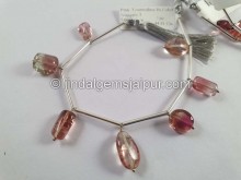 Bi Color Tourmaline Smooth Nugget Beads -- TOWT43