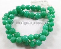 Chrysoprase Smooth Balls Beads