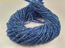 Kyanite Faceted Round Beads -- KNT51