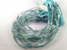 Blue Tourmaline Cut Baguette Beads -- TOURBG128 Blue Tourmaline Cut Baguette Beads -- TOURBG128