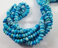 Multi Opal Smooth Roundelle Shape Beads