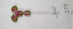 Watermelon Tourmaline Smooth Slices -- DETUR186 Watermelon Tourmaline Smooth Slices -- DETUR186