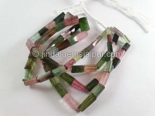 Tourmaline Step Cut Pipe Beads -- TURA527 Tourmaline Step Cut Pipe Beads -- TURA527
