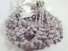Yttrium Fluorite Faceted Pear Shape Beads