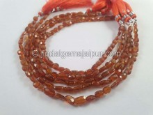 Orange Kyanite Faceted Nugget Beads