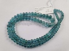 Paraiba Blue Tourmaline Smooth Roundelle Beads -- TOURBG110 Paraiba Blue Tourmaline Smooth Roundelle Beads -- TOURBG110