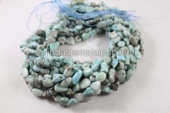 Larimar Smooth Nugget Beads