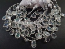 Ethiopian Opal Crystal Doublet Big Faceted Pear Beads