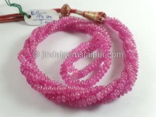 Ruby Smooth Roundelle Beads -- RBY61