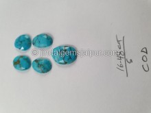 Black Spiderweb Turquoise Rose Cut Slices