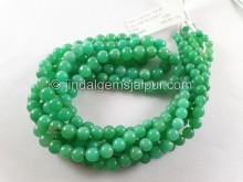 Chrysoprase Smooth Round Ball Beads