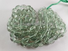 Green Amethyst Far Faceted Nuggets Shape Beads