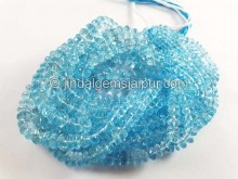 Sky Blue Topaz Faceted Rondelle Beads -- SKBT39