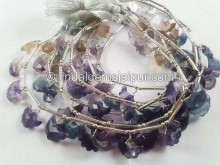 Fluorite Faceted Eagle Beads