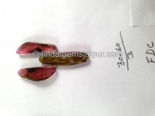 Watermelon Tourmaline Smooth Slices