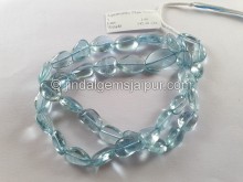Aquamarine Plain Nuggets Beads -- AQMA223 Aquamarine Plain Nuggets Beads -- AQMA223