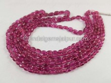 Rubellite Tourmaline Smooth Oval Beads