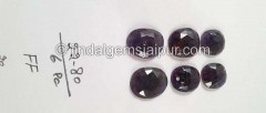 Iolite Sunstone Rose Cut Slices