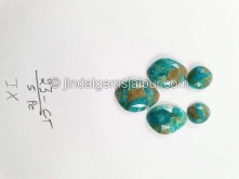 Blue Opalina Rose Cut Slices -- DEANBLOP56 Blue Opalina Rose Cut Slices -- DEANBLOP56
