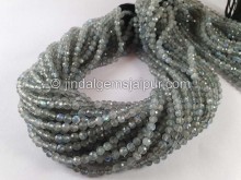 Labradorite Faceted Round Beads