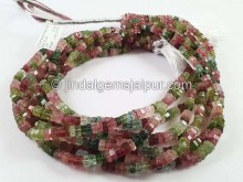Tourmaline Step Cut Bolt Beads