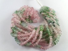 Tourmaline Afghani Smooth Roundelle Beads -- TURA516 Tourmaline Afghani Smooth Roundelle Beads -- TURA516