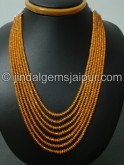 Fanta Spessartite Micro Cut Roundelle Shape Beads