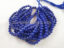 Lapis Smooth Round Beads