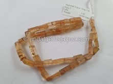 Imperial Topaz Step Cut Pipe Beads