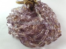 Ametrine Faceted Nugget Beads