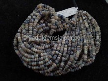 Australian Opal Smooth Roundelle Beads -- ASOPL21