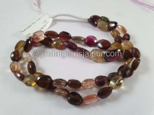 Tourmaline Faceted Oval Beads -- TURA547