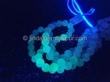 Hyalite Opal Smooth Round Beads