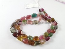 Tourmaline Faceted Oval Beads -- TURA490