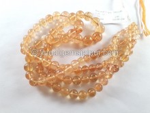 Imperial Topaz Smooth Balls Beads